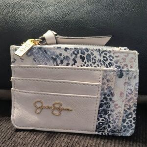 Jessica Simpson Multicolor Animal Print Card Holder EUC